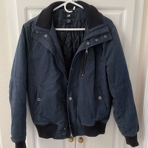 H&M Navy bomber jacket